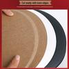 Double-Sided Black & White Round Kraft Drawing Paper.