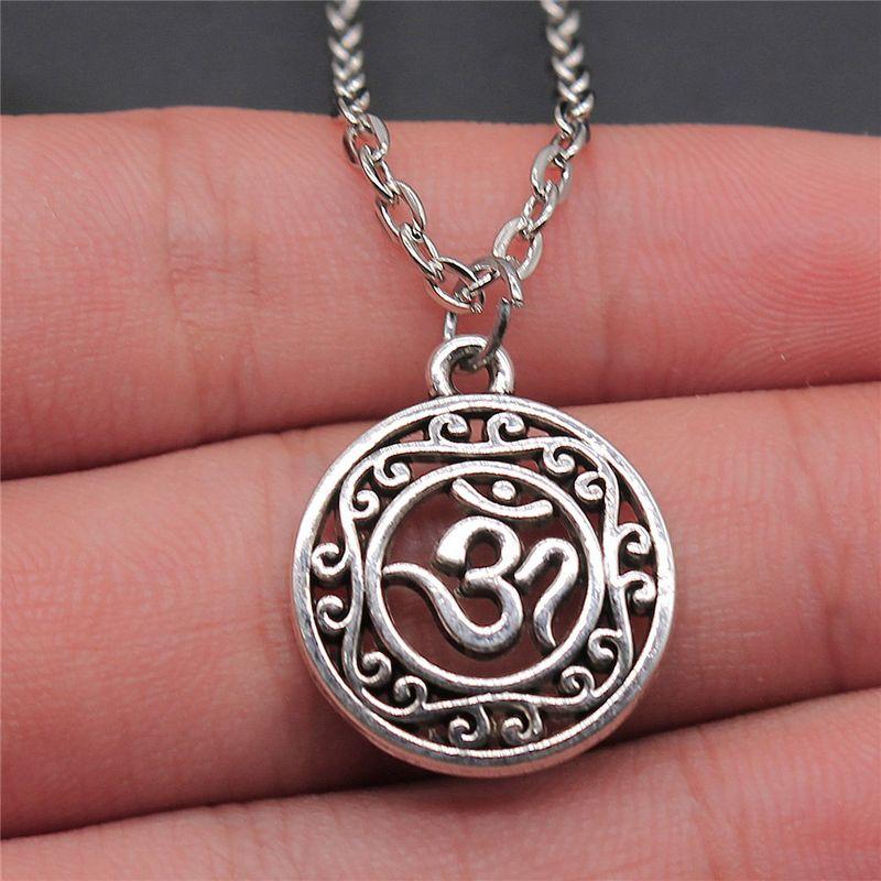 Yoga Zen Lotus Women's European and American Popular Necklace