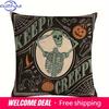 Home Decor Halloween Themed Spooky Decorative Pillow Covers Pattern Cushion Cover Suitable For Sofa Bedroom Car Pillow Cover