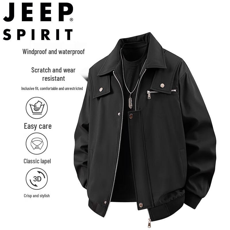 JEEP SPIRIT Men's Casual Windbreaker Jacket