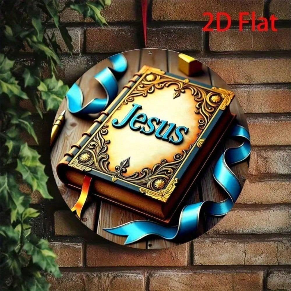 Metal Wall Art Islamic Jesus Tin Posters Home Decoration Signs