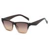 Unisex Cat Eye Sunglasses, UV Protection Fashion Shades, Vintage European Style Sun Glasses, Trendy Eyewear