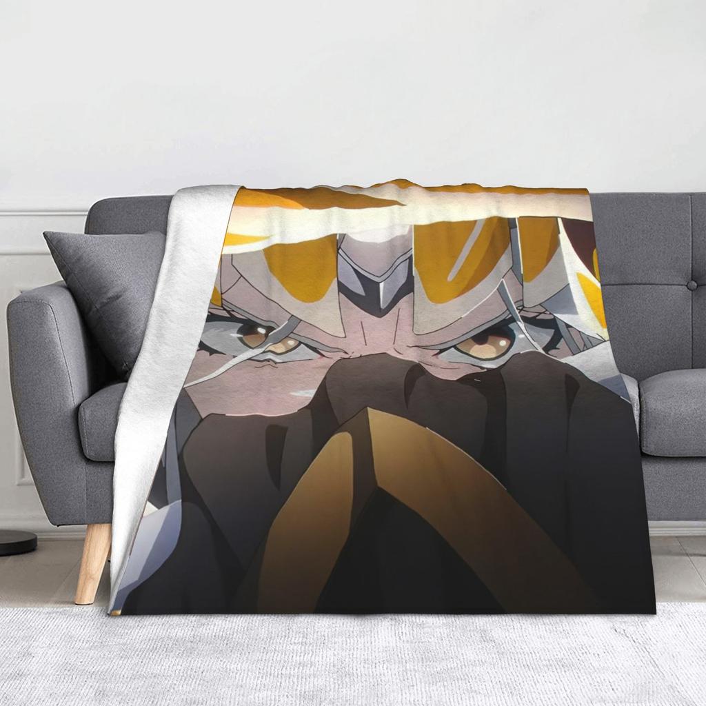 To Be Hero X Anime Blankets Flannel Spring Autumn  Multi-function Super Warm Throw Blanket for Home Outdoor Bedding Throws