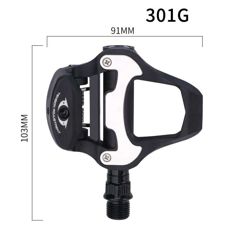 RACEWORK Road Bike Pedals Sealed Bearing With Cleats Compatible SPD LOOK Cycling