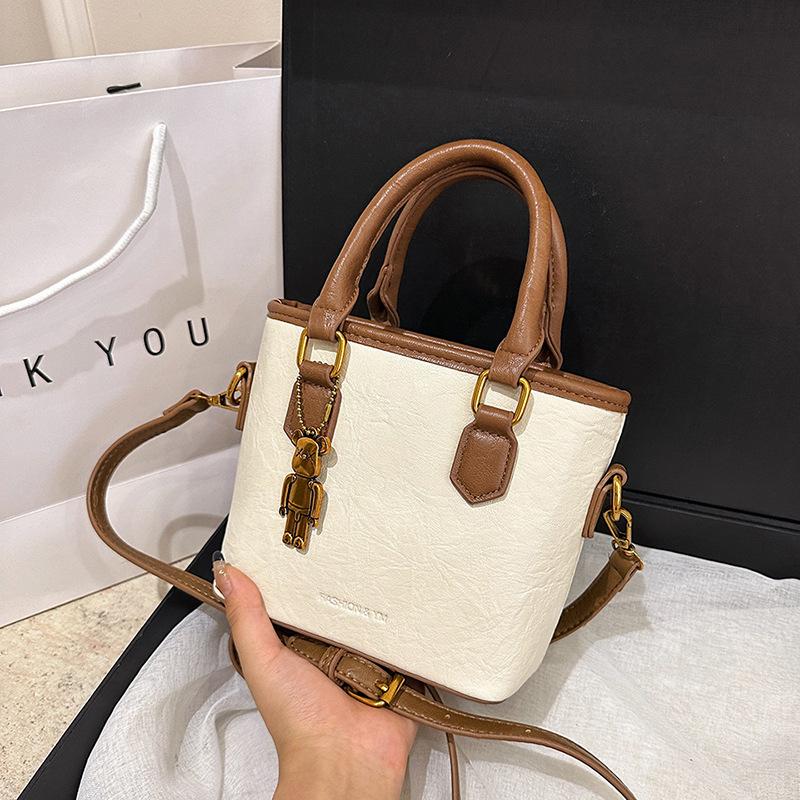 Handtasche Damentasche Premium Neu Beliebt Schulter Trend Textur Retro Tragbar Umhängetasche