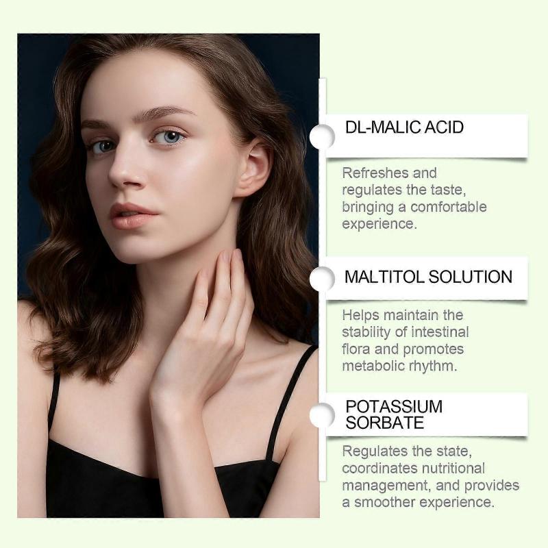 Stammzellen-Kollagen-Peptid Orale Tropfen, Hydrolysierte Flüssig-Kollagen-Peptide für Lifting & Straffung der Haut & Faltenreduktion