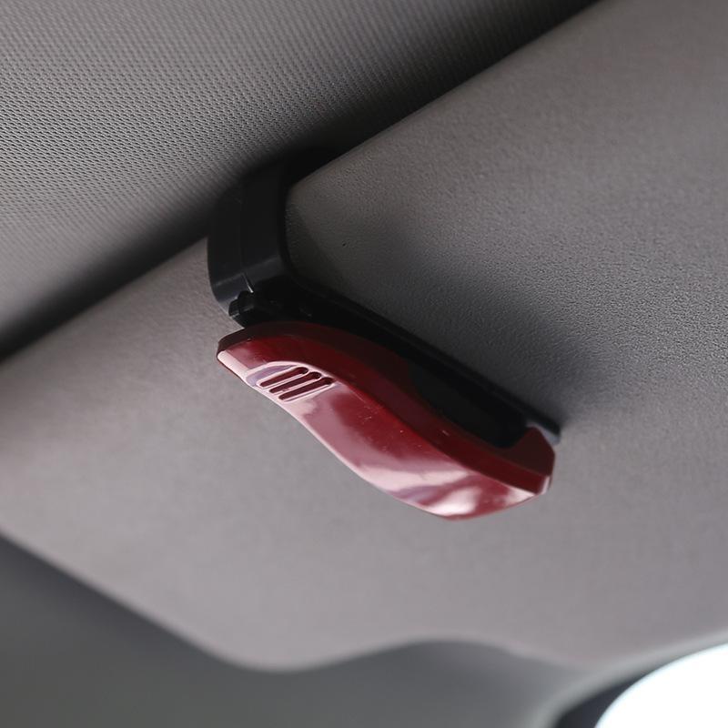 Затискач для квитків для окулярів для автомобіля Автомобільний тримач для картки для квитків Затискач для ручки S-форми