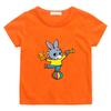 T-shirt per Bambini 100% Cotone Stampa Cartone Animato Trotro T-shirt a Maniche Corte Ragazzi Ragazze Quotidiana Casual Girocollo Bambino Piccolo Estate