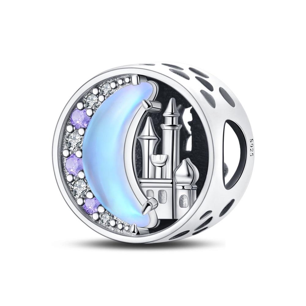 

Original Charms Copper Moon Castle Beads Beads Fit Bracelet Women Jewelry Making Diy Gift