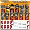 MOC Medieval Military Soldier Figures Buiding Blocks Castle King Red Dragon Scorpion Knights Warrior Accessories Bricks Toy Gift