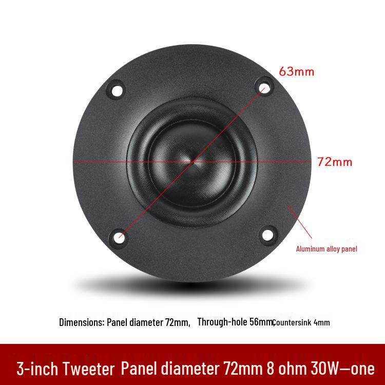 3-Inch Ququan Tweeter with 29-Core Diaphragm for KTV Home Speaker Panel
