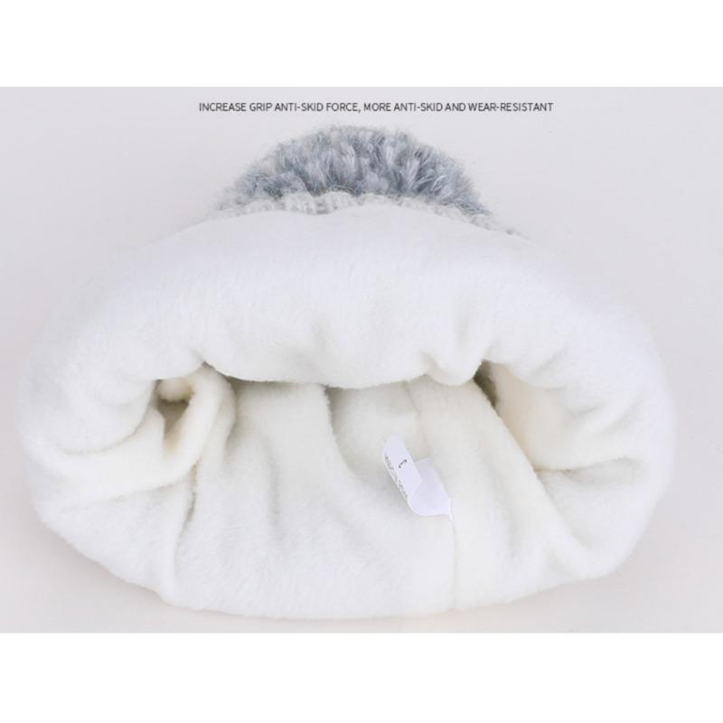Winter Children's Hats, Scarves, Gloves, Three Piece Set, Anti Cold and Velvet Warm Ear Protection, Men's and Women's Knitted Woolen Hats