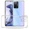 Für Xiaomi 11T Pro Hülle 6,67" Silikon Weich Stoßfest Abdeckung Für Xiaomi 11T 11TPro Klare Hülle Für Xiaomi Mi 11T Pro Funda Coque