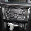 A03Z-Carbon Fiber For Dodge Charger 2015- Central Control Air A/C Switch Panel Cover Trim Interior Accessories