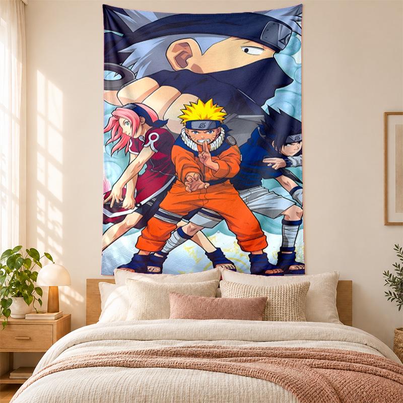 Naruto Tapestry Highquality for Decorating Living Room Bedroom Dorm Walls Ideal As Bedroom Wallart Orholiday Gift