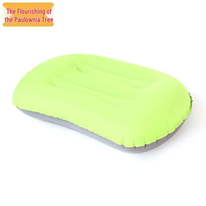 Portable TPU Inflatable Camping & Travel Pillow светло-зеленый