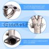 GUANFENG For Honda Civic EX 2001-2005 1.7L SOHC D17A2 For Stainless Steel Race Manifold Header Exhaust