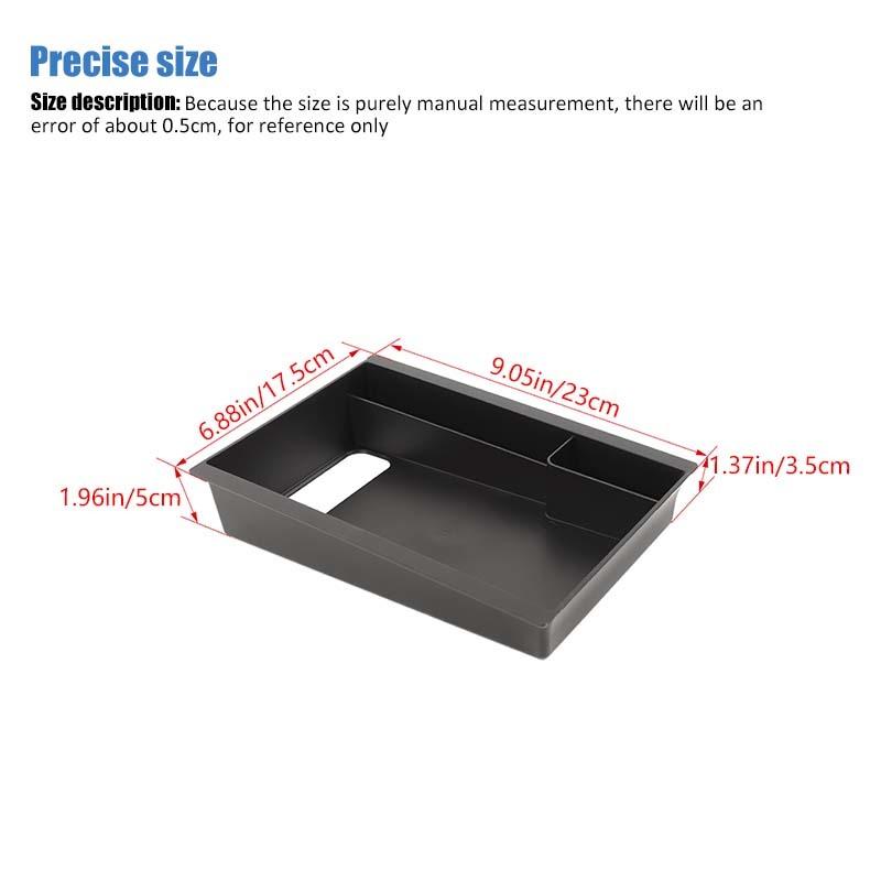 Car Armrest Box Storage Box Organizer Container For Dodge Charger 2011 Up For Chrysler 300C 2011 Up Interior Stowing Tidying Accessories