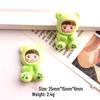 Cute Cartoon Resin Droplet Girl: DIY Phone Case & Hair Clip Accessory
