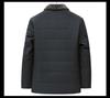 Woodpecker Men's Plus Velvet Thickened Winter Jacket - Warm Cotton Outerwear for Middle-Aged and Elderly