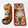2D Flat Tiger Doormat Non-slip Bedside Rug Unique Bedroom Carpet  Home Decor