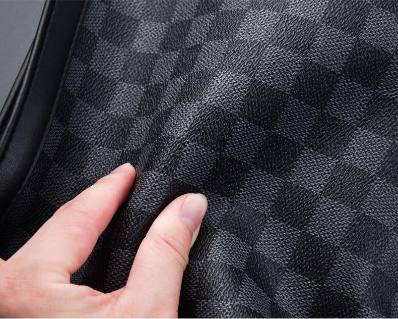 2025 Clutch de Negocios y Neceser para Hombre con Estampado de Cuadros