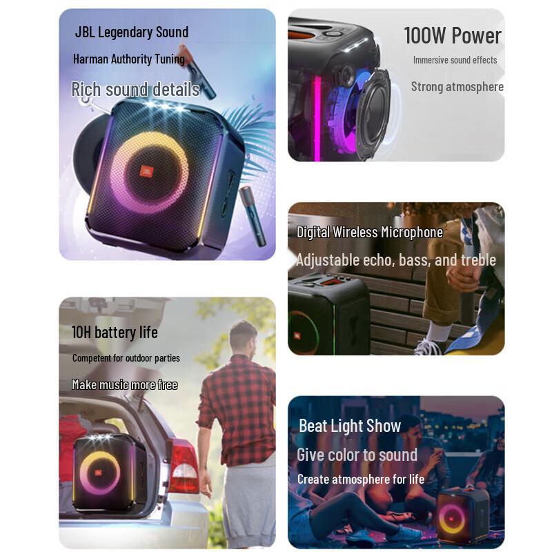 JBL PartyBox Encore Essential Portable Bluetooth Speaker