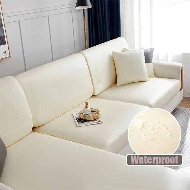 

Водонепроницаемый кожаный чехол для дивана из искусственной кожи для гостиной, эластичный чехол, защита мебели, 15 однотонных чехлов для дивана Plus Size (XL)-1pc