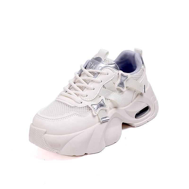 

ins Han platform dad shoes 2025 autumn new street shot student running sneakers increase height casual YB2809 35