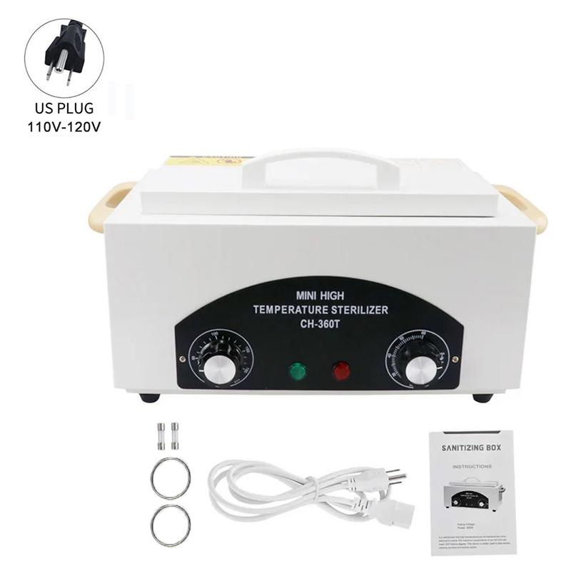 

Электрический высокотемпературный стерилизатор сухожаровой дезинфекции для маникюра, стоматологического лечения, салона красоты, оборудования для маникюрных инструментов US Plug белый