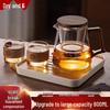 ZISIZ Large Capacity Glass Teapot