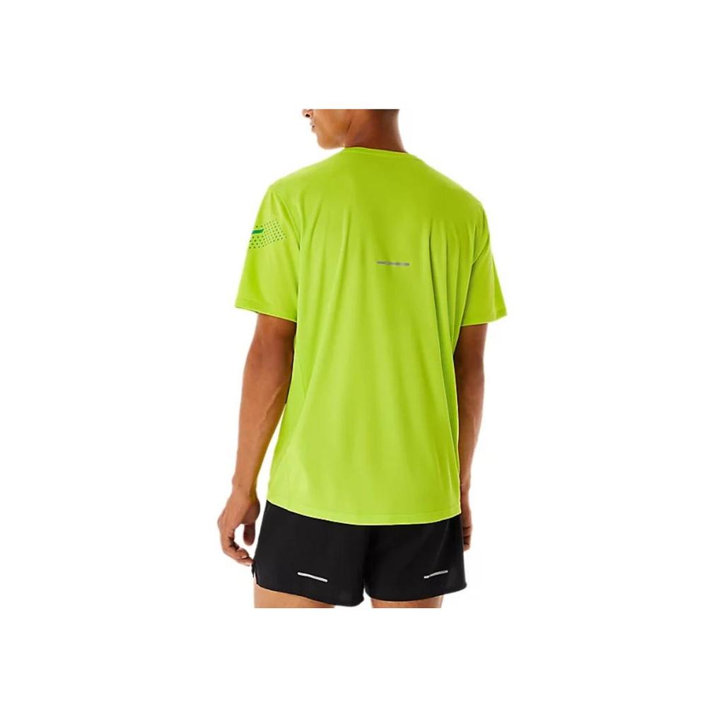 Asics Round Neck Pullover Quick-Dry Sports Short Sleeve T-Shirt Men Tops Green 2011C836-302