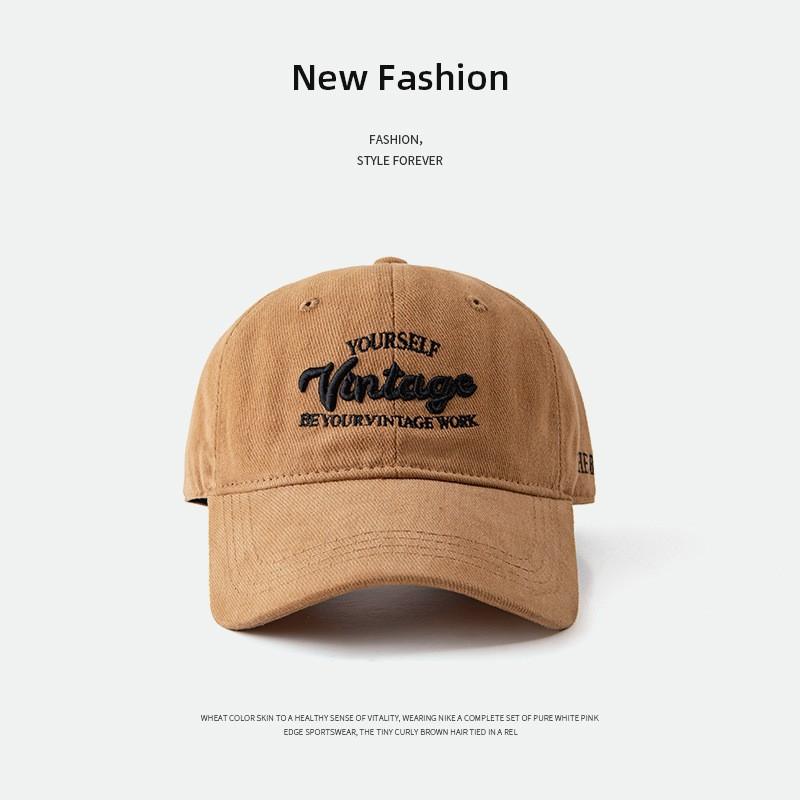 

Американська ретро-тривимірна бейсболка з вишивкою оптом і для чоловіків і жінок в одному стилі, що демонструє обличчя маленької Adjustable (54-60cm) хакі