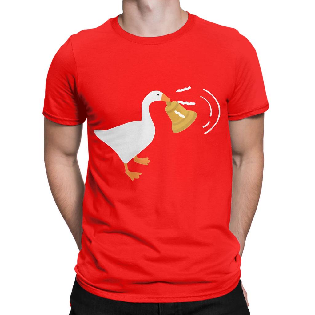 Untitled Goose Game Bell Funny 100 Cotton TShirt Untitled Goose Game Tees Tops For Unisex