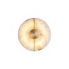 Nordic Luxury Round Natural Marble Wall Lamp for Bedroom and Living Room