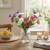 UV Resistant Artificial Morning Glory Flowers Lifelike Simulation Silk Flower  Outdoor