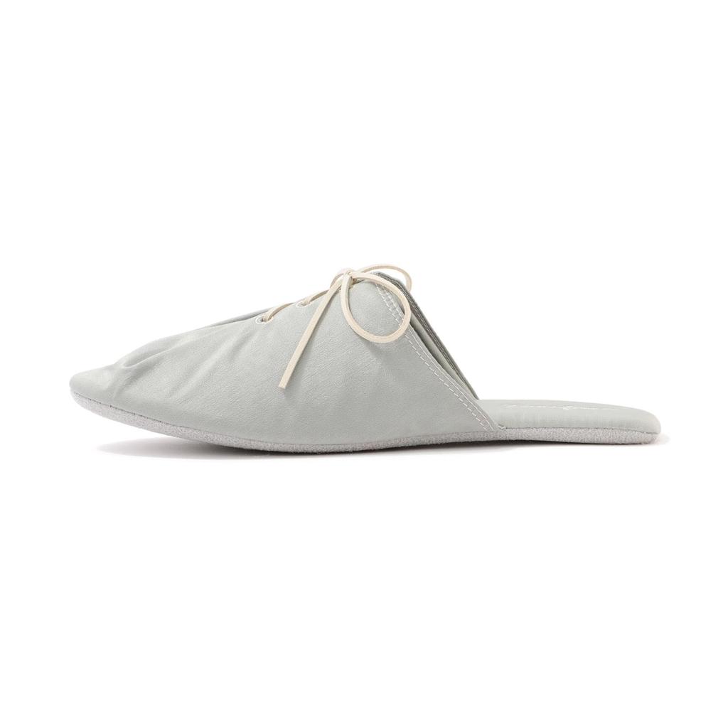 Francfranc Satin Room Antibacterial and Indoor Slippers Lace-Up Shoes, Mint, Deodorizing,