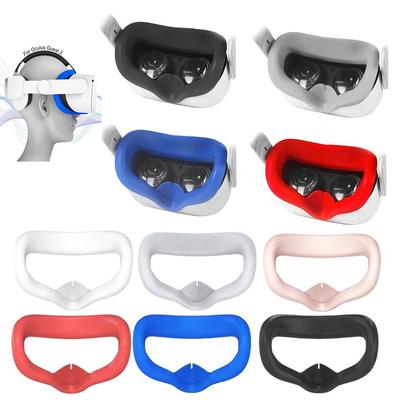 Silikónový kryt na tvár VR headsetu, mäkké vankúšiky pre Oculus Quest 2 VR príslušenstvo