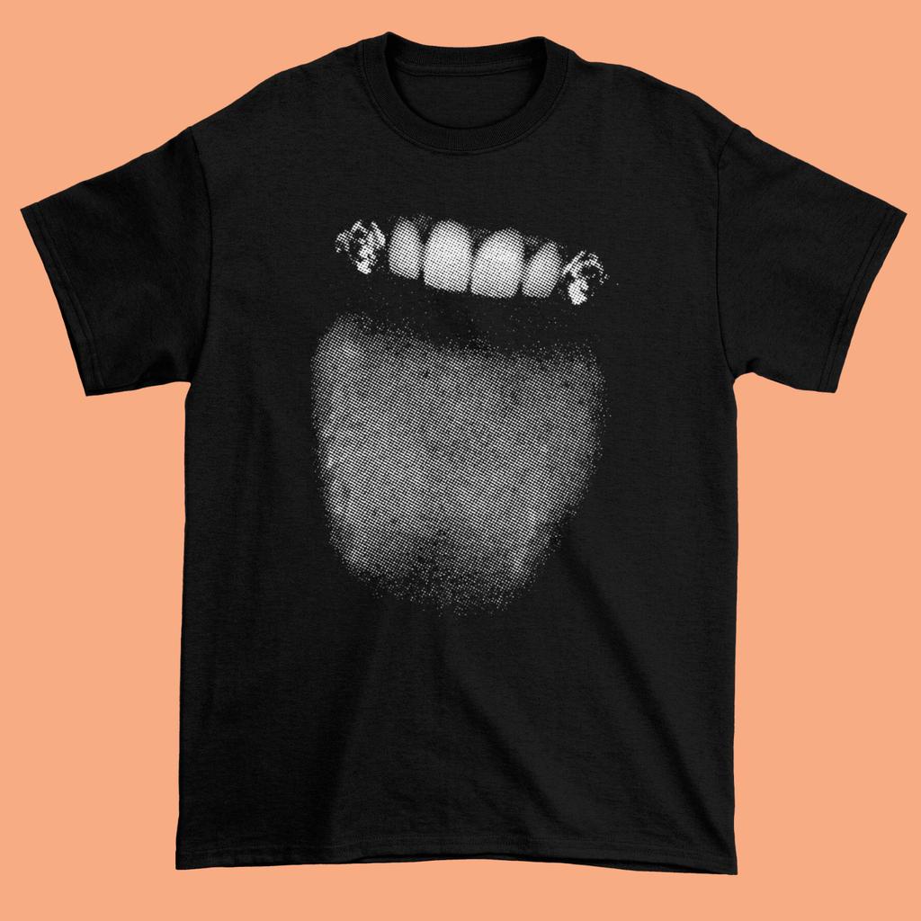 New Post Malone Fangs Tee Cotton Black Unisex All Size Tee Shirt