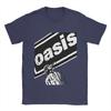 Men T-Shirt Oasi/s  Hipster Cotton Tee Shirt Short Sleeve Rock Band   T Shirts O Neck Tops Plus Size