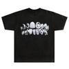 American Retro Men's Y2k Hip-hop Black Shirt 220g Retro Fashion Men's and Women's Streetwear