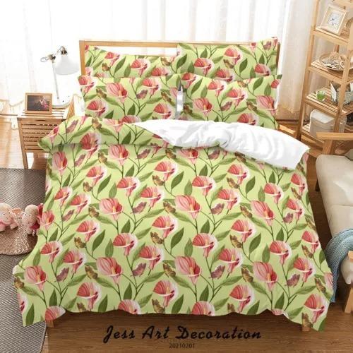 Floral Soft Duvet Cover Beding Decoration Gift First Choice Suitable for Children Young Boys Young Girls plus Adult Peoples Soft Warm plus Breathable