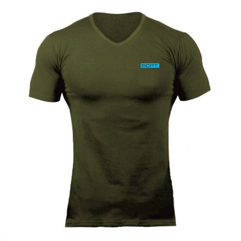 Muscleguys Summer Men’s Casual Fashion T-Shirts Simple Slim Fit Printed Short-sleeve Bodybuilding Fitness Men Tops Spot Sale