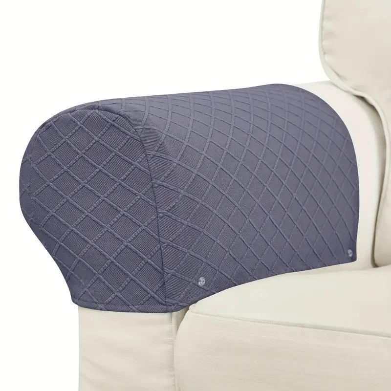 

2шт эластичные чехлы для подлокотников дивана однотонные пылезащитные чехлы для подлокотников дивана мягкие чехлы для подлокотников дивана для гостиной 2pcs armrest covers