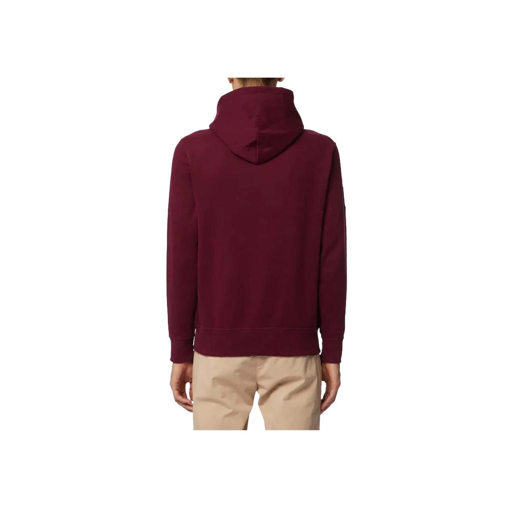 Polo Ralph Lauren Ss22 Logo Print Embroidered Hooded Long Sleeve Sweatshirt Men Sweatshirt Burgundy 710823853-004