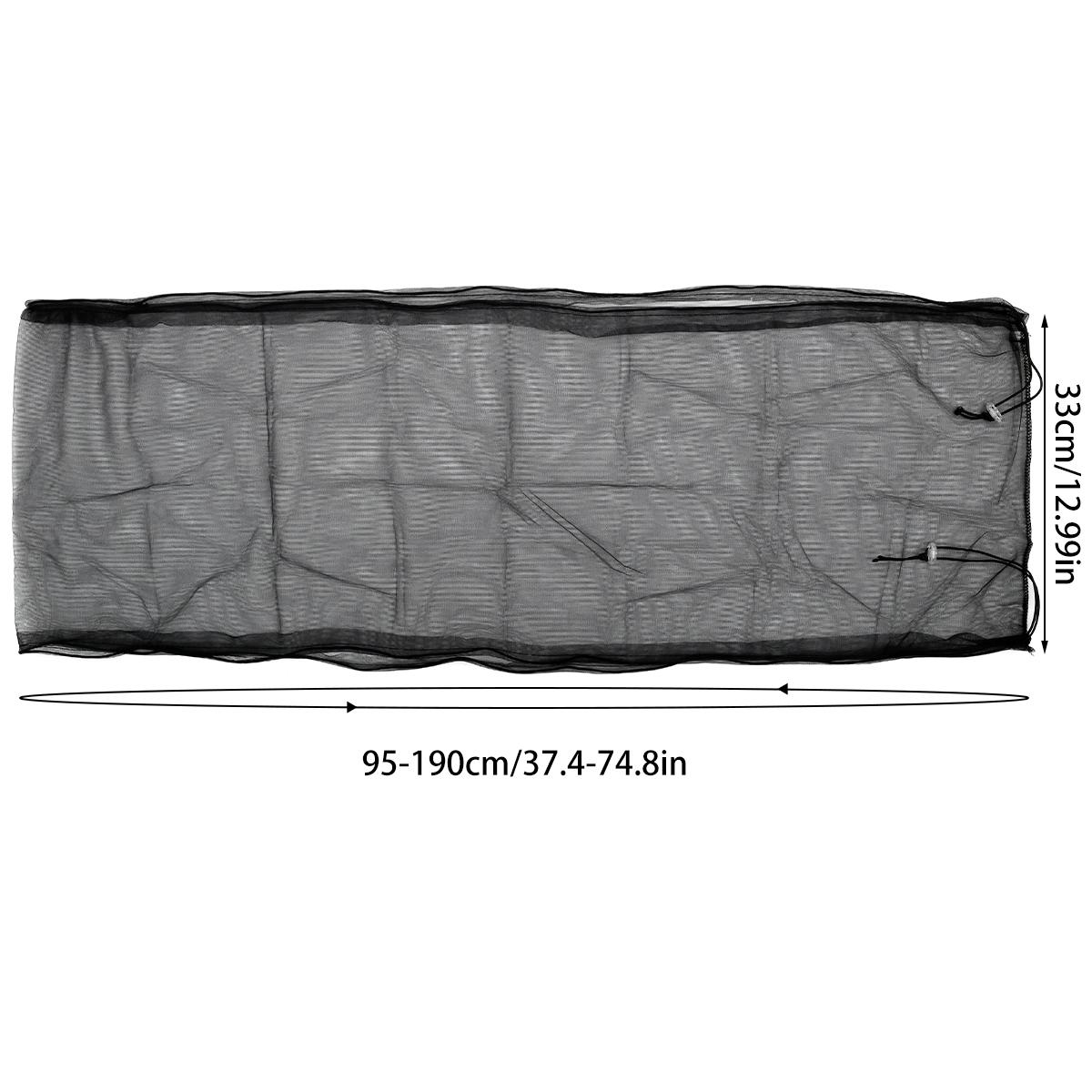 

Чехол для птичьей клетки из нейлоновой сетки, регулируемый ловец семян для птичьей клетки, универсальная сетка для птичьей клетки, ловец семян и перьев, защитный чехол для птичьей клетки чёрный