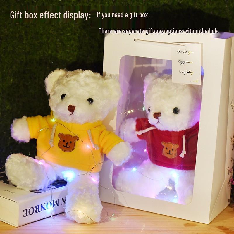 Adorable Teddy Bear Plush Toy - Stuffed Animal Doll for Kids' Birthday Gift