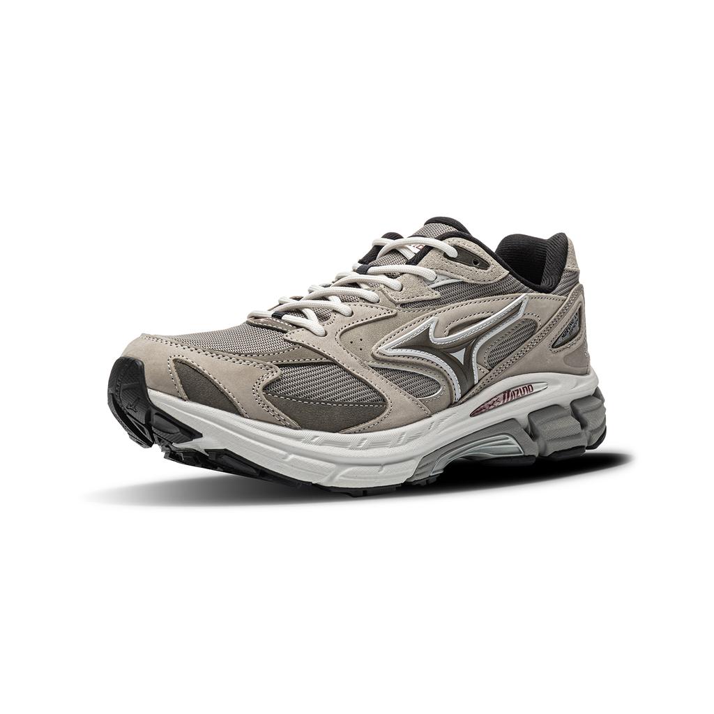 Men's Sneakers Mizuno LG Premium Running Shoes Unisex Low-top Gray/Olive Green/Sand Nickel