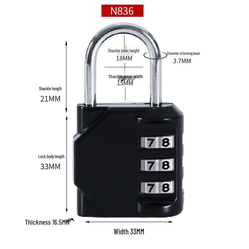 

Creative Bull Head 4-Digit Zinc Alloy Password Padlock for Warehouse Gates 3-Digit Small Bull Head срібний