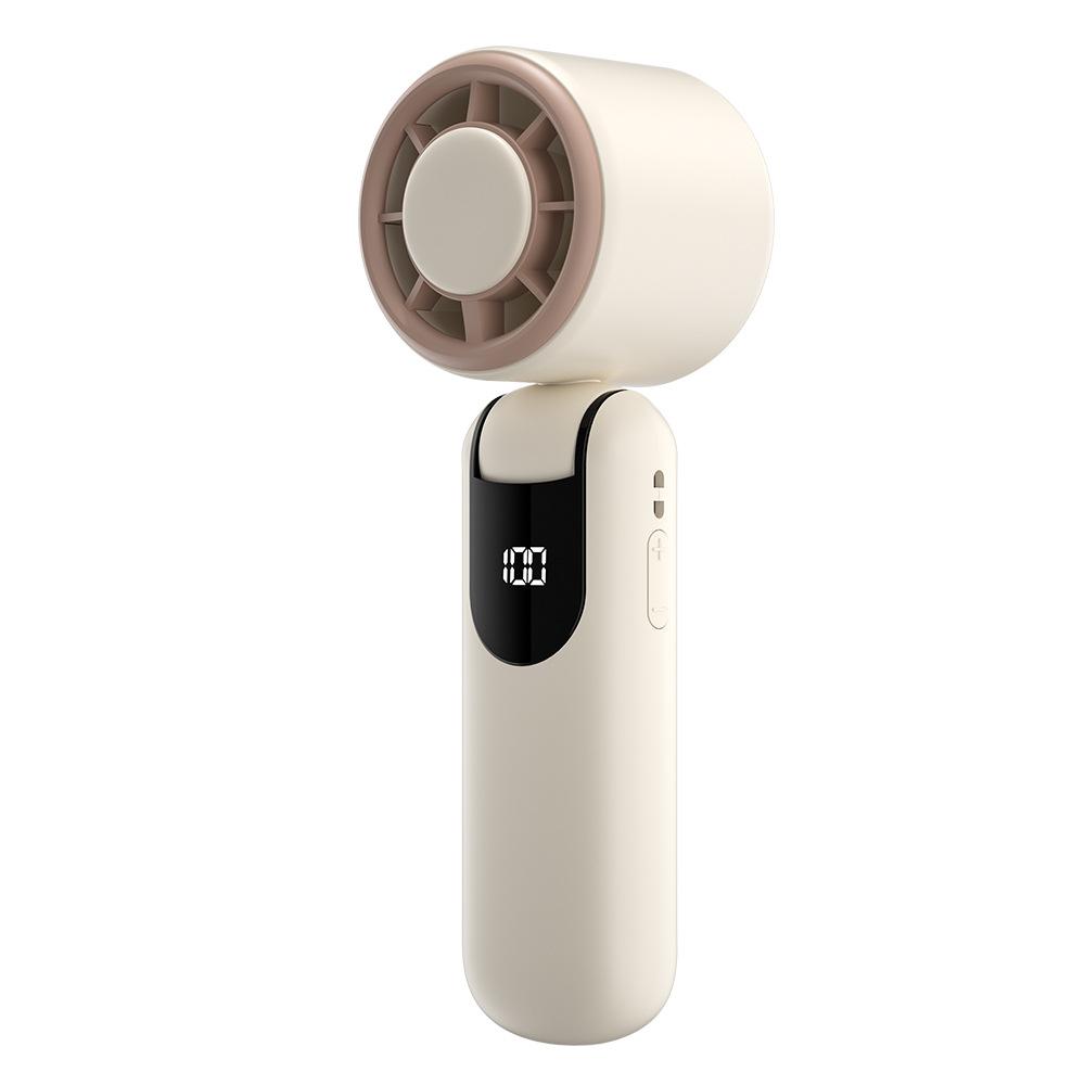 Portable Handheld Cooling Fan 3000mAh Rechargeable Semiconductor Personal Fan with High-Speed Brushless Motor for Travel & Daily